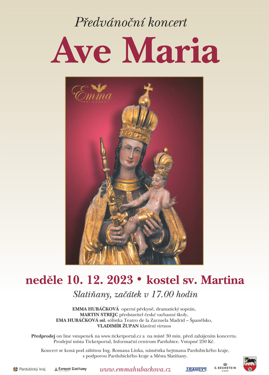 předvánoční koncert Ave Maria